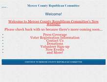 Tablet Screenshot of mercergop.com